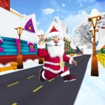 santa run android application logo